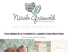 Tablet Screenshot of nicolegriswold.com